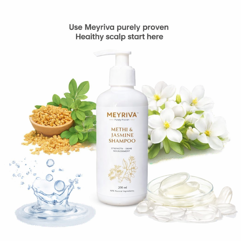 Meyriva Methi & Jasmine Shampoo